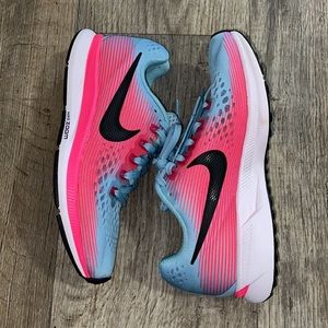 Blue & Pink Nike Athletic Shoes